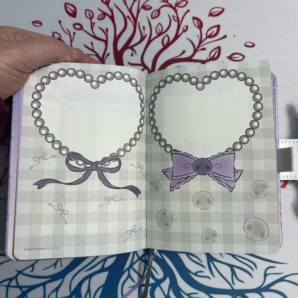 Sanrio Lolita Kuromi A6 Planner - Purple and Black
